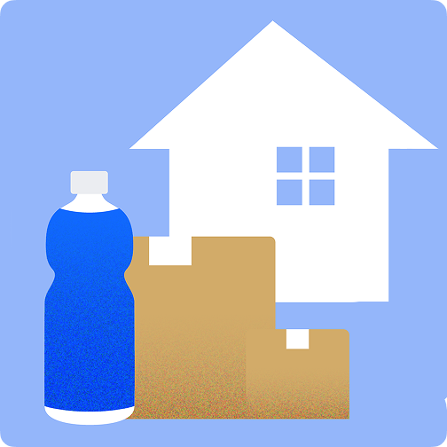 スポーツ飲料も段ボールも